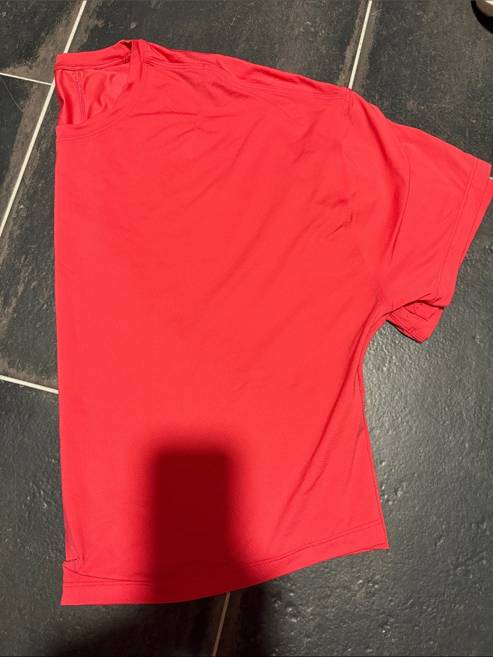 Lululemon abrasion resistant training top. Size 12, color is lip gloss.